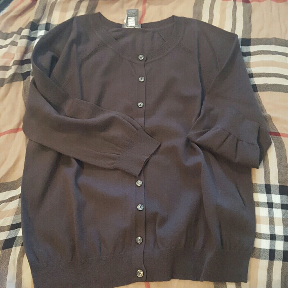 Ann taylor 3/4 sleeve cardigan